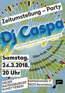Plakat für den Neuen Ravensburger Kunstverein 24.03.2018 2